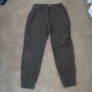 Army green joggers